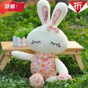 毛绒玩具兔子流氓兔小白兔公仔布娃娃玩偶女生七夕情人节礼物