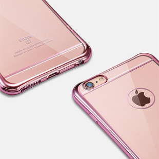 iPhone6手机壳 苹果6s手机保护套透明软胶手机外壳 超薄边角防摔