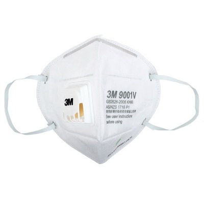 3M口罩 一次性 9002V 9001V 带呼吸阀  头戴耳戴 防PM2.5 防雾霾