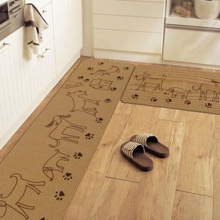 厨房地垫门垫长条脚垫进门欧式简约吸水防滑地毯可机洗餐厅尼龙垫