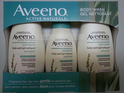 加拿大直邮 Aveeno艾维诺 天然燕麦保湿沐浴露套装 孕妇可用