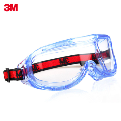 3M 1623AF亚洲款舒适型防化学护目镜无色镜片防雾防尘防飞溅精品