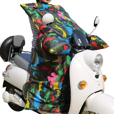 电动车护膝加厚加大防水电瓶车摩托车骑行保暖被披风防寒风挡遮罩