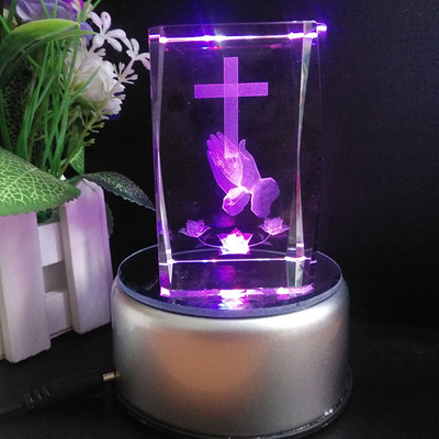 基督教礼品 创意 定制水晶工艺品结婚礼品基督徒礼物主日学耶稣