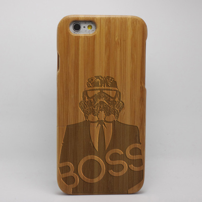 星际BOSS木质手机壳苹果6/6S实木壳iPhone6s/iPhone6plus实木套