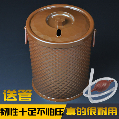 茶道零配件茶水桶茶渣桶塑料排水桶茶盘水桶茶叶垃圾桶加厚接水桶