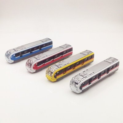 HOT合金地铁模型玩具合金火车城铁高铁轻轨和谐号火车头 金属回
