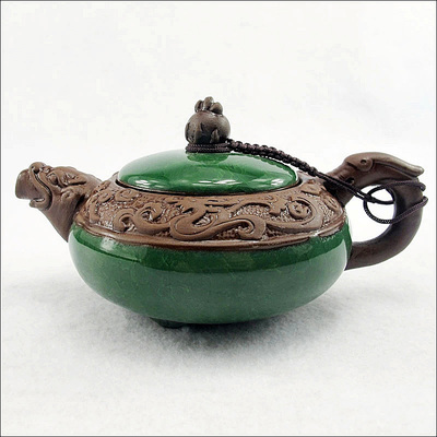 茶壶陶瓷品茗杯手工冰裂釉陶瓷白瓷紫砂功夫茶具玻璃过滤小茶杯