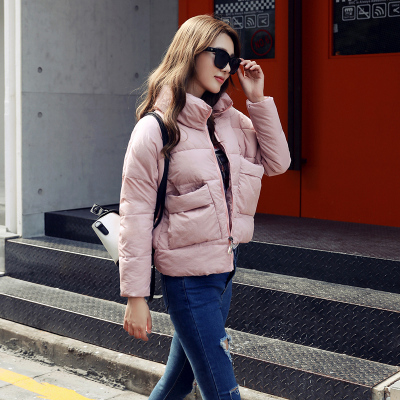 秋冬2016韩国新款显瘦时尚面包羽绒服女学生短款大码保暖外套