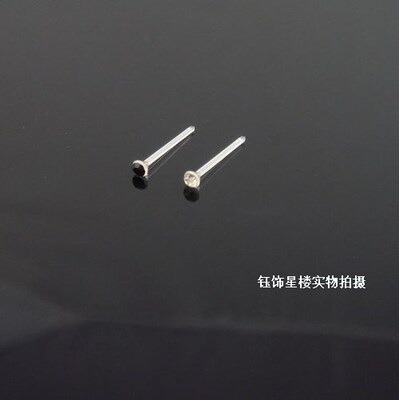 批发防过敏硅胶耳钉 超闪2毫米迷你黑白小钻塑料耳针 大特价