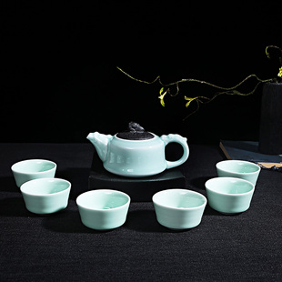 茶具套装陶瓷青瓷整套功夫青瓷茶壶茶杯茶具套装