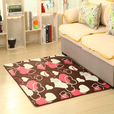 客厅茶几地毯卧室婚房满铺床边毯 简约现代地毯 床前毯长方形地毯