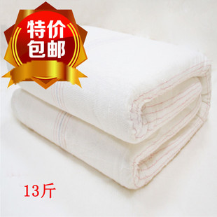13斤新疆手工棉花被子棉絮垫被冬被加厚保暖棉花被特价被子冬被