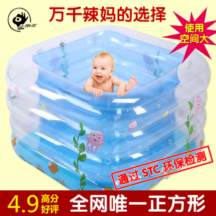 小雨点婴儿充气游泳池保温家庭超大儿童小孩宝宝游泳池戏水池玩具