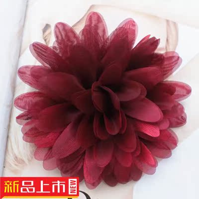 新款 胸花胸针玫瑰花超大朵布艺胸花韩国胸针花朵 约17厘米左右