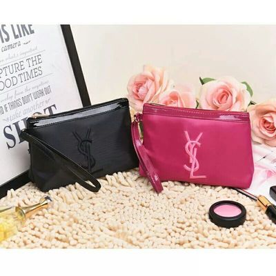 包邮韩国大牌Y化妆包 女小包大容量手提包可爱便携手拿式收纳包