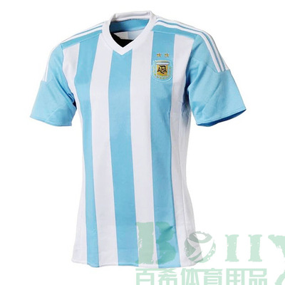 定制包邮美洲杯阿根廷球衣主场客场短袖优质足球服套装梅西球衣