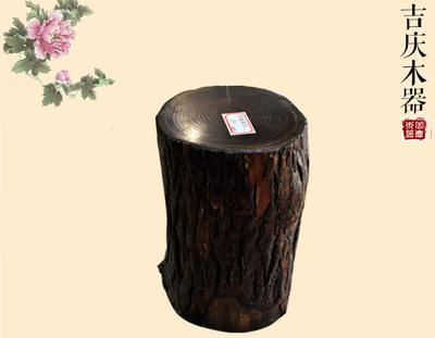 鸭嘴樟墩创意水果盘 家用小坐墩实木创意小木凳梳妆凳小凳小凳