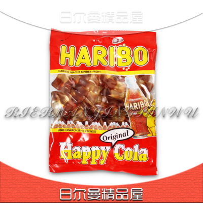 【德国原装】哈瑞宝 HARIBO/小金熊水果软糖QQ糖 欢快可乐口味