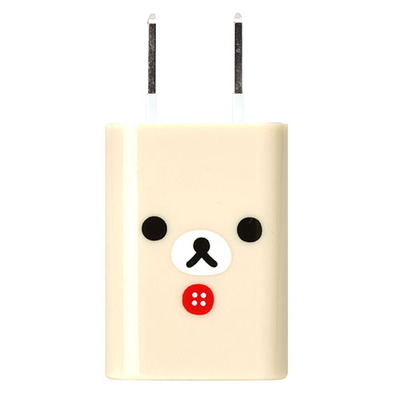日本代购Sax-X轻松熊苹果iPhone6s/6 USB手机充电器充电头熊妹妹