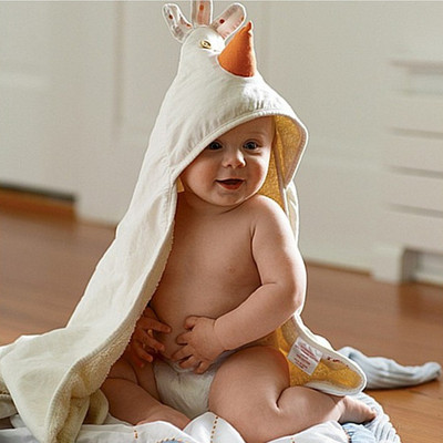 纯棉婴儿浴巾 宝宝新生儿童全棉加厚纱布蘑菇毛巾被 超柔吸水