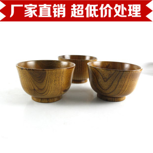 二级品处理实木碗日式天然漆原木碗 儿童饭碗菜碗汤碗