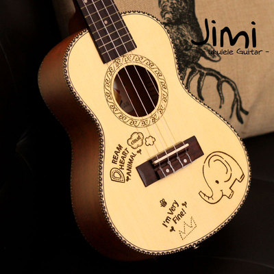 [雕刻家]吉米Jimi尤克里里 初学者23寸 26寸儿童小吉他  乌克丽丽