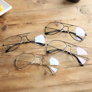 韩版潮GM眼镜框女眼镜架男大框圆形平光眼镜3025防辐射近视眼镜
