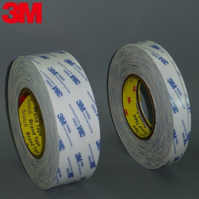 3M9448A白色双面胶带 无纺布超强力双面胶带 超薄 1-2-5-10CM*50M