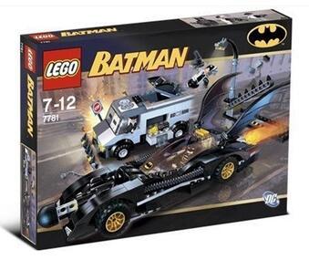 香港正品玩具绝版LEGO 7781超级英雄 蝙蝠车 蝙蝠侠 双面人的逃生