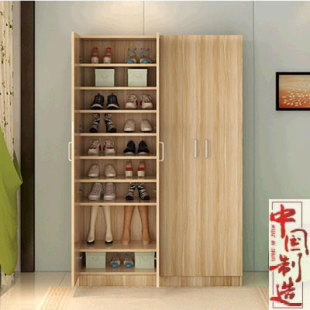 特价现代简约实木质超大容量鞋柜组合鞋架二三四门多层阳台储物柜