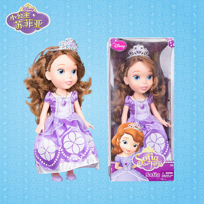 迪士尼正版苏菲亚小公主沙龙娃娃芭比洋娃娃玩具儿童生日礼物礼品