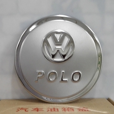 大众新波罗Polo油箱盖装饰贴 Polo改装专用油箱装饰盖不锈钢材质