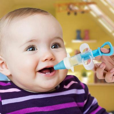 禾果婴儿喂药器 防呛硅胶针筒式给药器 带刻度针筒量杯宝宝吃药器