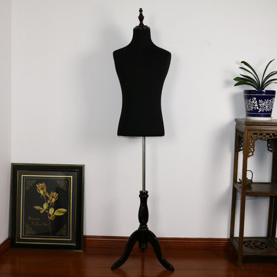 黑色男模特道具 服装店半身 展示架子 西服橱窗道具 假人衣架模特