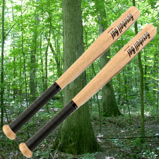 天然橡木赛用棒球棒 职业实木防身棒球棍杆 儿童成人全款包邮