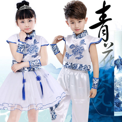 六一儿童合唱服少儿主持人礼服男女童舞蹈演出服网纱蓬蓬裙表演服