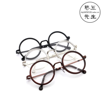 2016新款促销复古潮流可爱大圆框平光镜男女学院风可配近视眼镜框
