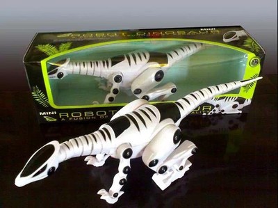 电动恐龙104B带音乐灯光行走益智电动玩具 白龙模型儿童玩具批发