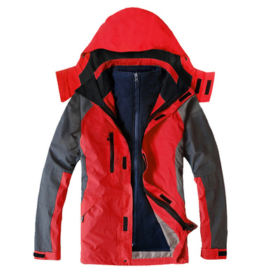 西藏必备冲锋衣男款透气两件套户外防风保暖旅游登山服正品三合一