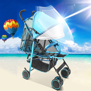 高景观宝宝婴儿车儿童手推车婴儿推车超轻便携可坐可躺好孩子伞车
