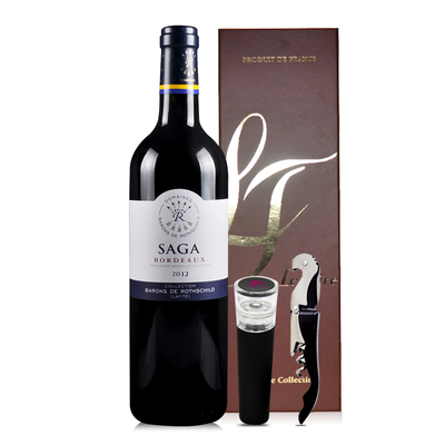 法国拉菲红酒原瓶进口传说系列波尔多干红葡萄酒单支送礼盒包装