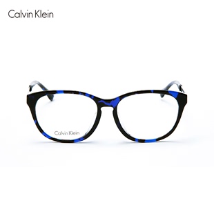 Calvin Klein 光学镜架男女近视眼镜框复古圆形板材平光镜CK5854A