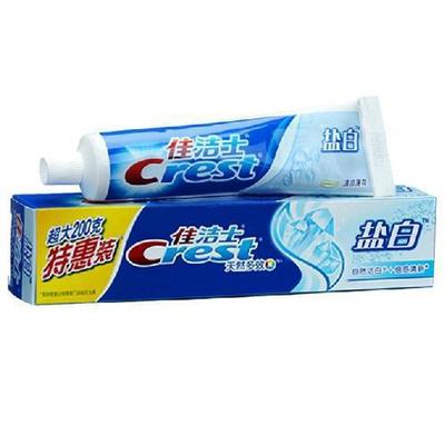 【集彩】 佳洁士清凉薄荷香型 天然多效 盐白牙膏 200g特惠装