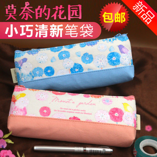 新款得力笔袋韩国可爱帆布笔袋学生文具袋铅笔袋大容量铅笔盒包邮