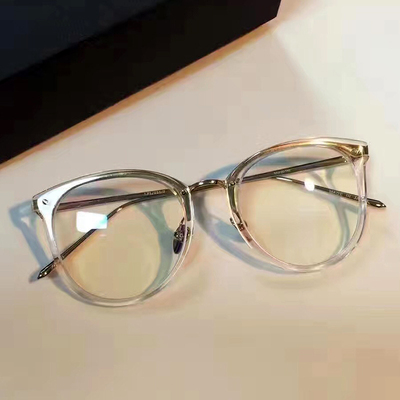 韩版2017新款近视眼镜框女潮超轻圆脸大框复古镜架女款透明眼睛框