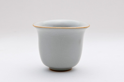 正品防伪！台湾柏采汝窑 冬青釉茶杯子 冷冰鹃 BR-154E陶瓷品茶杯
