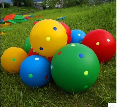 幼儿园加厚塑料大滚球数字字母波波球游戏大滚球彩色球瑜伽大圆球