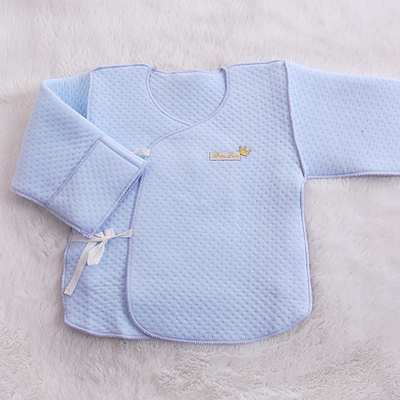 可爱洛彼2016宝宝纯棉内衣长袖和服系带婴幼儿服纯棉休闲保暖家居