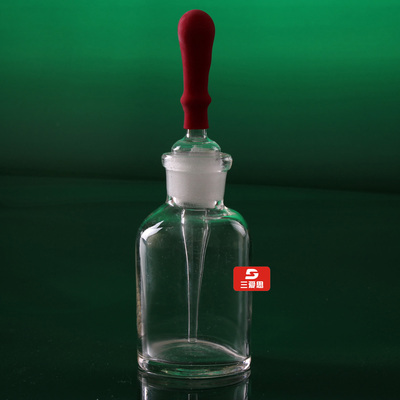 白色滴瓶125ml 指示剂瓶 透明玻璃滴瓶加厚 品牌推荐新品热卖